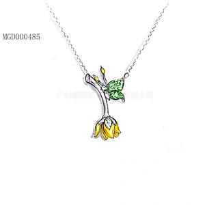 Original design Garden Series Butterfly Necklace large jewelry factory,OEM/ODM Jewelry Trade processing customized,Wholesale jewelry manufacturer