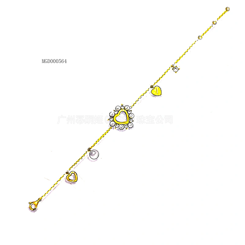 Original design Valentine's Day series Love pearl bracelet large jewelry factory,OEM/ODM Jewelry Trade processing customized,Wholesale jewelry manufacturer