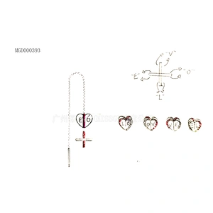 Love earrings online large jewelry factory,OEM/ODM Jewelry Trade processing customized,Wholesale jewelry manufacturer