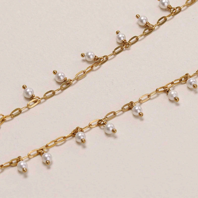 Pearl Necklace Copper jewelry large jewelry factory,OEM/ODM Jewelry Trade processing customized,Wholesale jewelry manufacturer