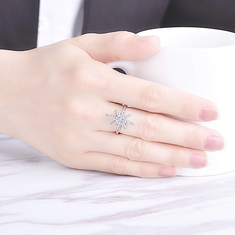 Fashion style, atmosphere, all kinds of characters, stars, snowflakes, stars, diamonds, rings, copper jewelry processing large jewelry factory,OEM/ODM Jewelry Trade processing customized,Wholesale jewelry manufacturer