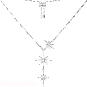 Star girl necklace clavicle chain large jewelry factory,OEM/ODM Jewelry Trade processing customized,Wholesale jewelry manufacturer