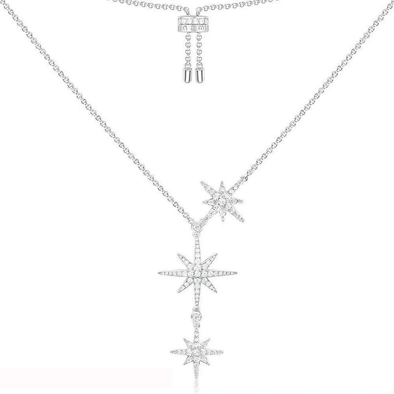 Star girl necklace clavicle chain large jewelry factory,OEM/ODM Jewelry Trade processing customized,Wholesale jewelry manufacturer