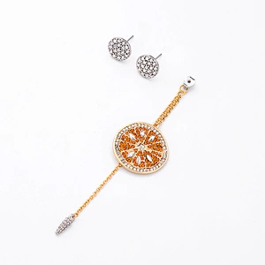 Europe and America long small fresh chain tassel fruit lemon orange orange grapefruit micro Earrings large jewelry factory,OEM/ODM Jewelry Trade processing customized,Wholesale jewelry manufacturer