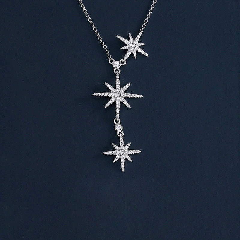 Star girl necklace clavicle chain large jewelry factory,OEM/ODM Jewelry Trade processing customized,Wholesale jewelry manufacturer