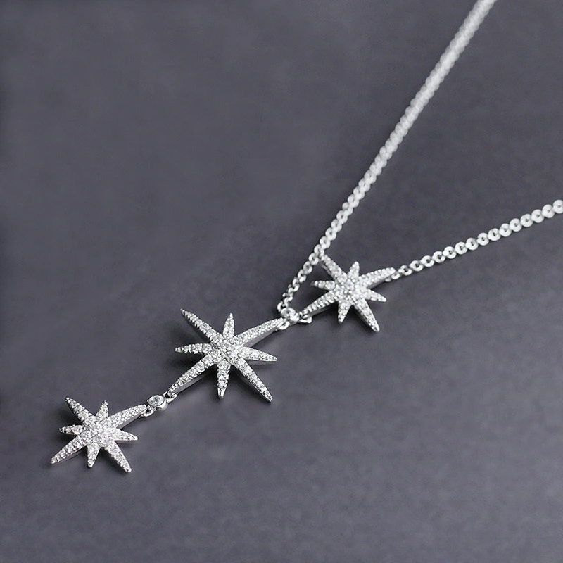 Star girl necklace clavicle chain large jewelry factory,OEM/ODM Jewelry Trade processing customized,Wholesale jewelry manufacturer