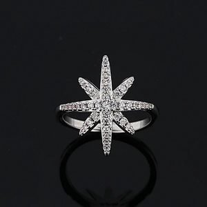 Fashion style, atmosphere, all kinds of characters, stars, snowflakes, stars, diamonds, rings, copper jewelry processing large jewelry factory,OEM/ODM Jewelry Trade processing customized,Wholesale jewelry manufacturer