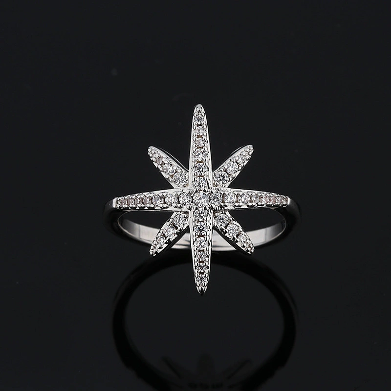 Fashion style, atmosphere, all kinds of characters, stars, snowflakes, stars, diamonds, rings, copper jewelry processing large jewelry factory,OEM/ODM Jewelry Trade processing customized,Wholesale jewelry manufacturer