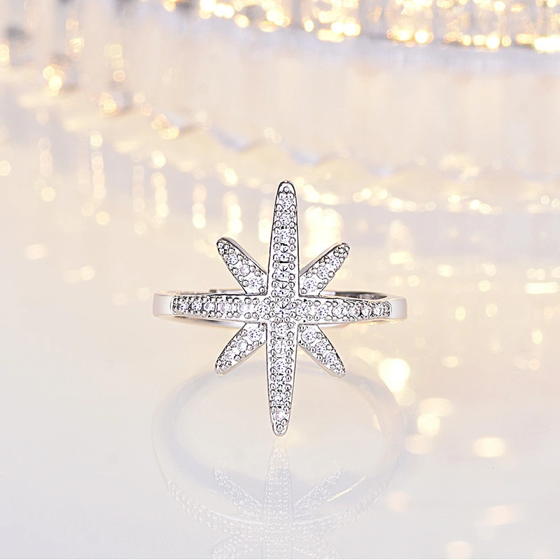 Fashion style, atmosphere, all kinds of characters, stars, snowflakes, stars, diamonds, rings, copper jewelry processing large jewelry factory,OEM/ODM Jewelry Trade processing customized,Wholesale jewelry manufacturer