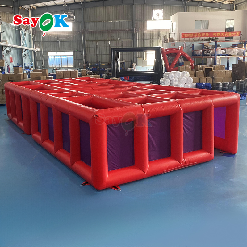 inflatable maze