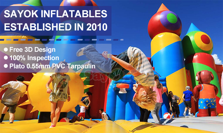 commercial inflatable slide bounce house