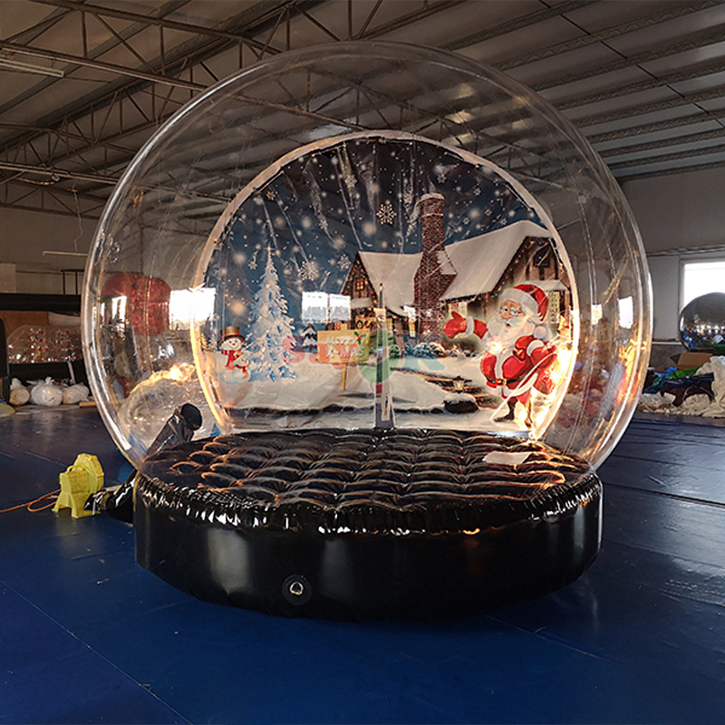 inflatable snow globe