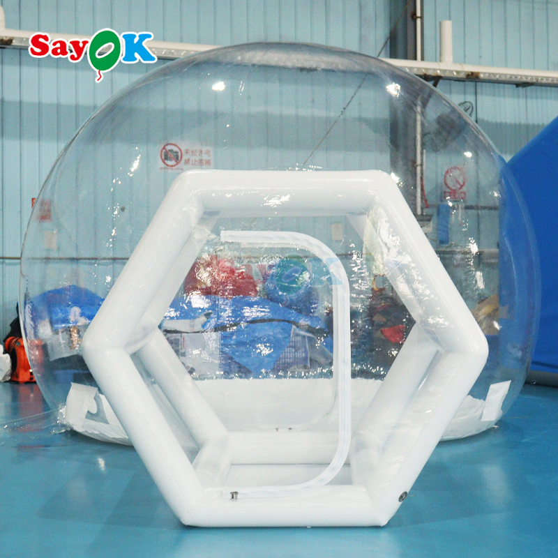 transparent inflatable bubble dome