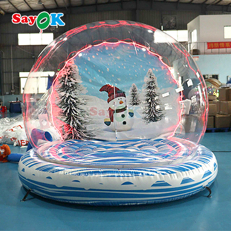 snowglobe bubble house