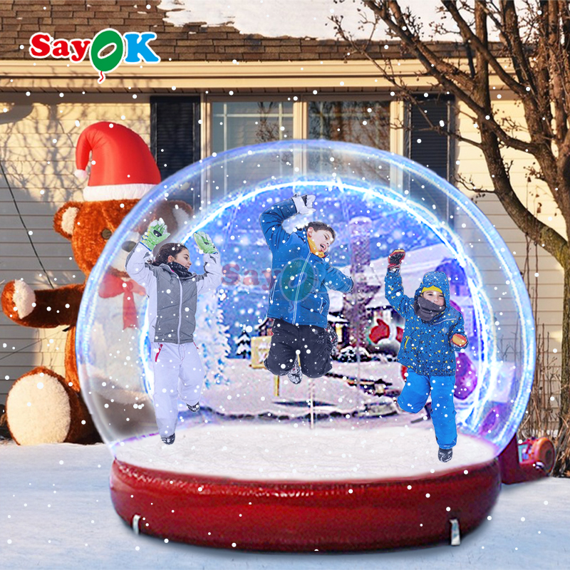 christmas bubble tent