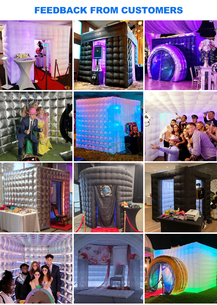customer feedback on inflatable photo booth