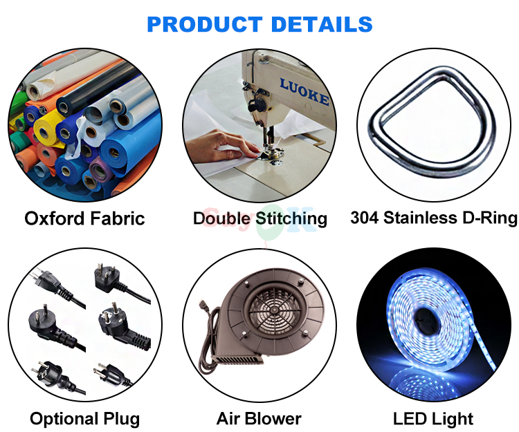 inflatable photo booth details