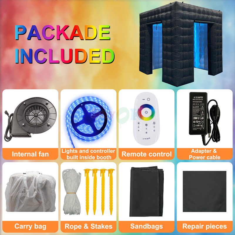 inflatable photo booth details