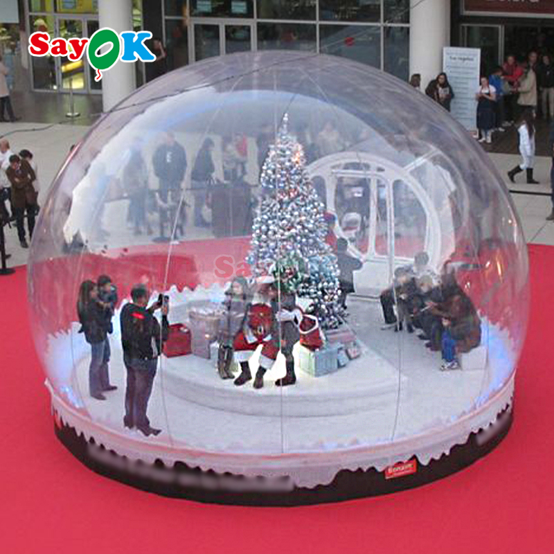 inflatable snow globe