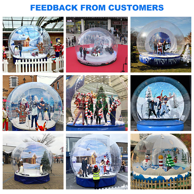 inflatable snowglobe