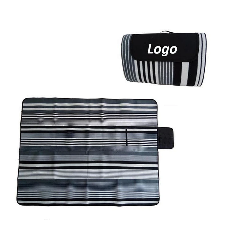 100% Polyester Printed Double Sided Foldable Outdoor Waterproof Picnic blanket