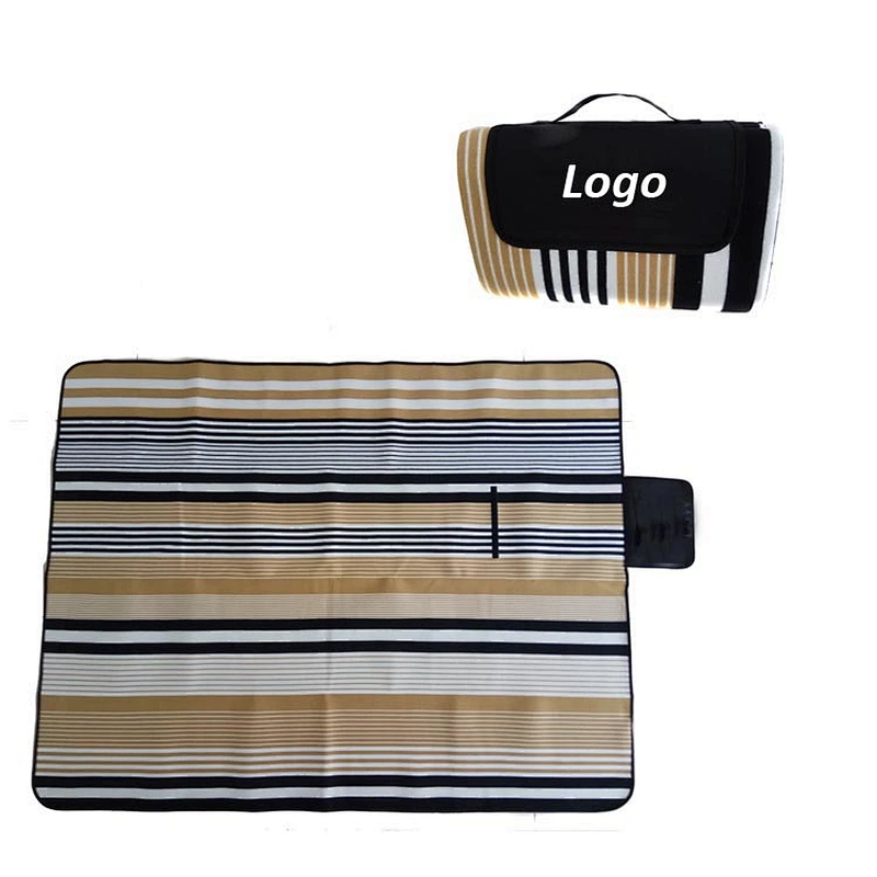 100% Polyester Printed Double Sided Foldable Outdoor Waterproof Picnic blanket