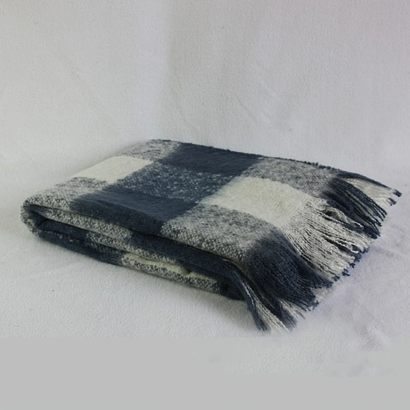 100%Acrylic China Wholesale Mohair Home Decorative Sofa Mexican Blanket