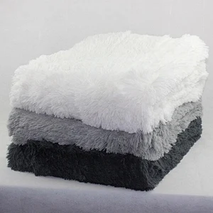 100% Polyester Long Hair Decorative PV fur Blanket