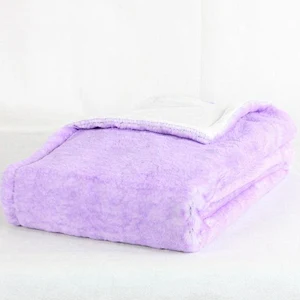 100%Polyester Home Bed Sofa Faux Rabbit Throw
