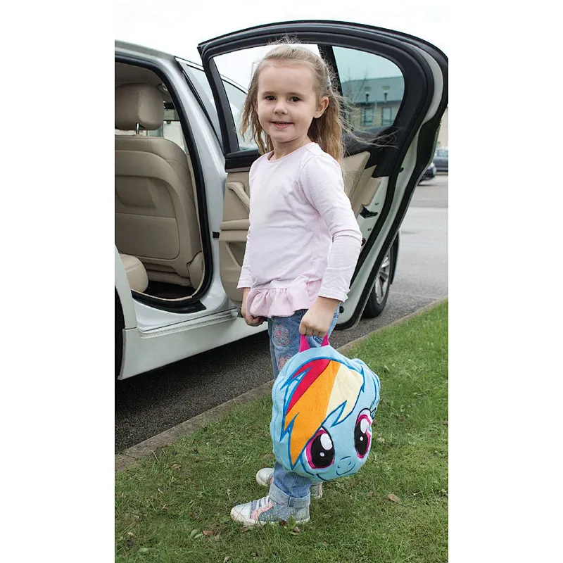 100% Polyester  Kids Soft Fleece My Little Pony Travel Blanket Pillow Set