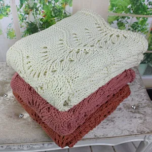 100%Acrylic Super Soft Sofa Crochet Blanket