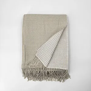 100% Acrylic Super Soft Bed Sofa Woven Blanket
