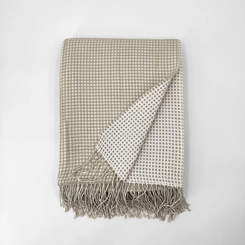100% Acrylic Super Soft Bed Sofa Woven Blanket