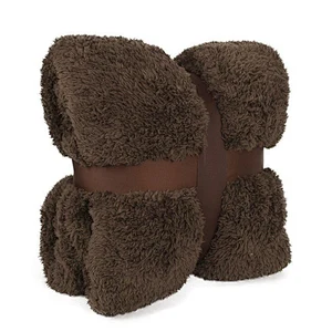 100% Polyester  Plain Soft Wholesale Sherpa Blanket Microfiber