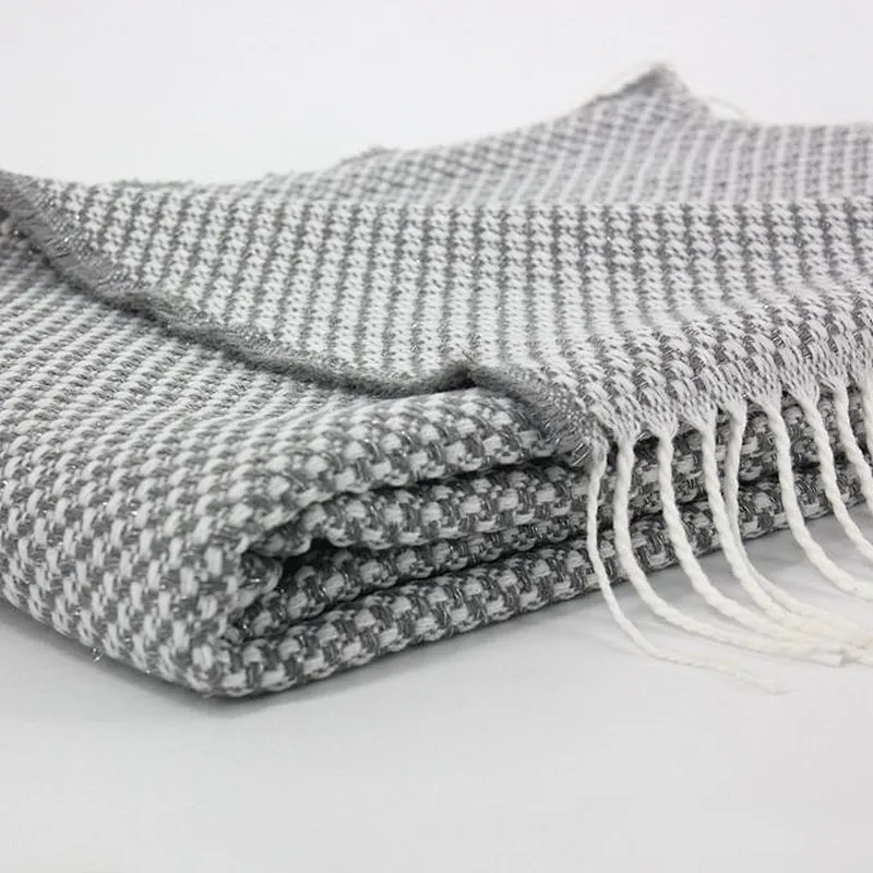 100% Acrylic Woven Home Decorative Sofa Jacquard Spring Summer Throw