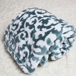 100% Polyester Super Soft  Printed Flannel Fleece Blanket