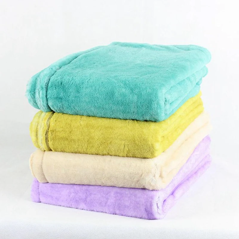 100%Polyester Home Bed Sofa Faux Rabbit Throw
