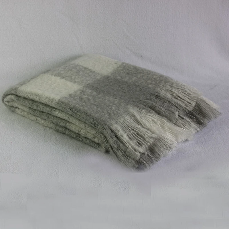 100%Acrylic China Wholesale Mohair Home Decorative Sofa Mexican Blanket