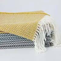 100% Acrylic Woven Home Decorative Sofa Jacquard Spring Summer Throw