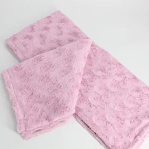 100% Polyester Swirl Air Brushed PV Fur Throw