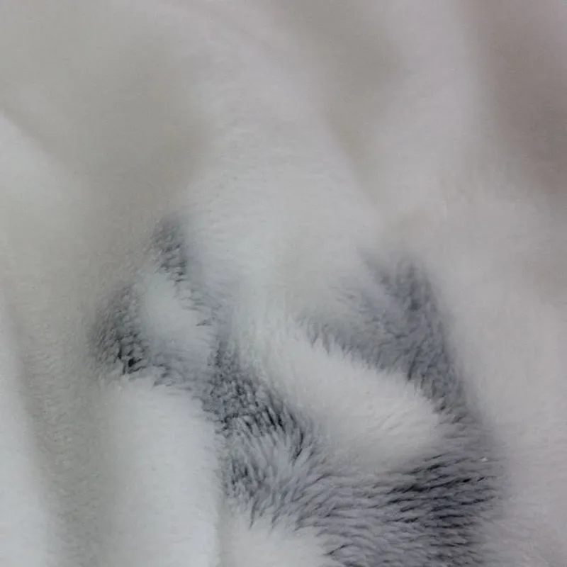 100% Polyester Deer Printing Christmas Flannel Fleece Blanket