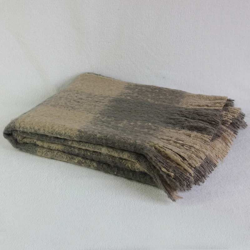 100%Acrylic China Wholesale Mohair Home Decorative Sofa Mexican Blanket