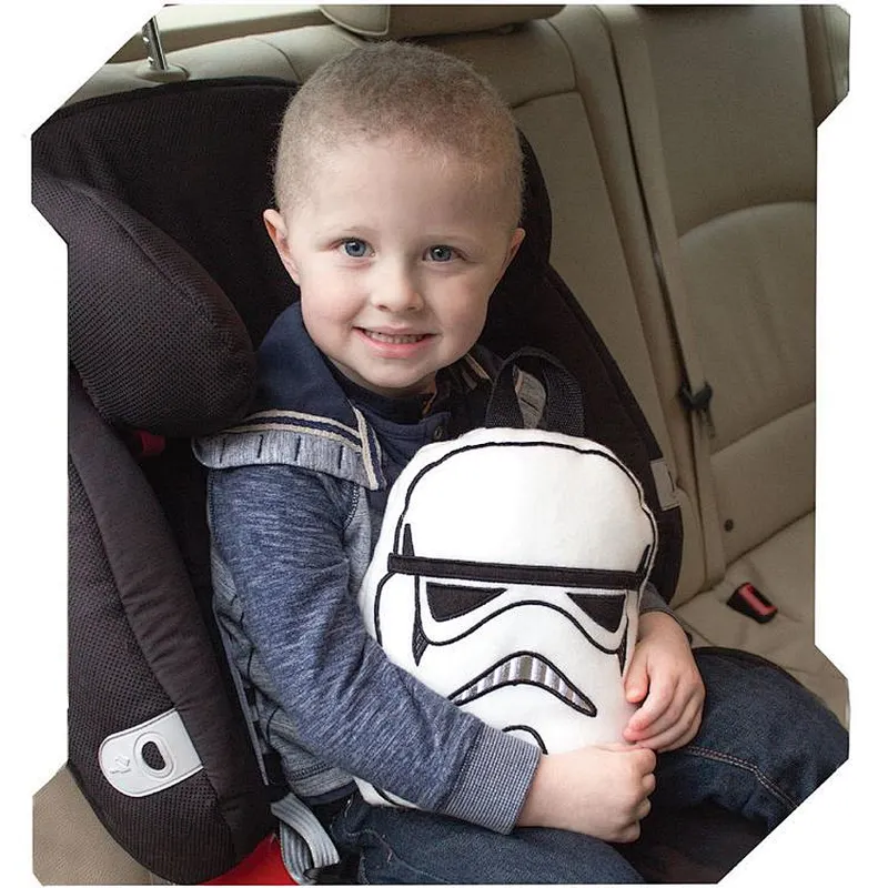 Licensed Kids Soft Fleece Star Wars Classic 'Trooper' Travel Blanket Pillow Set