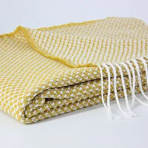 100% Acrylic Woven Home Decorative Sofa Jacquard Spring Summer Throw