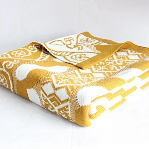 100%Acrylic China Wholesale BSCI Audi Super Soft Baby Jacquard Blanket