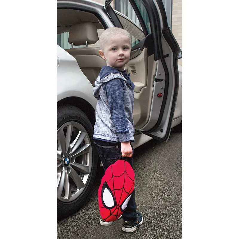 100% Polyester Licensed Kids Soft Fleece Spiderman Travel Blanket Pillow Set