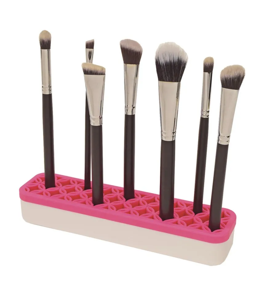 silicone makeup brush holder