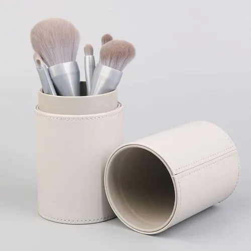 cylinder makeup brush holder 
