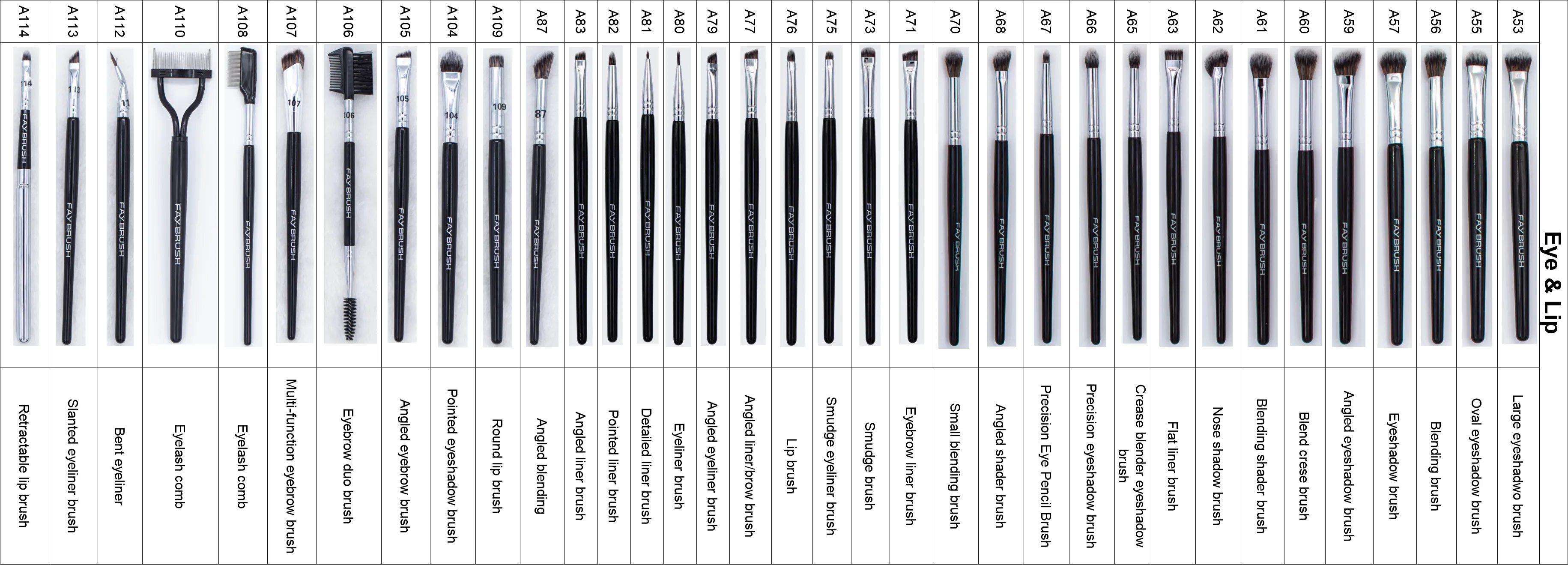 Eye & Lip Brushes