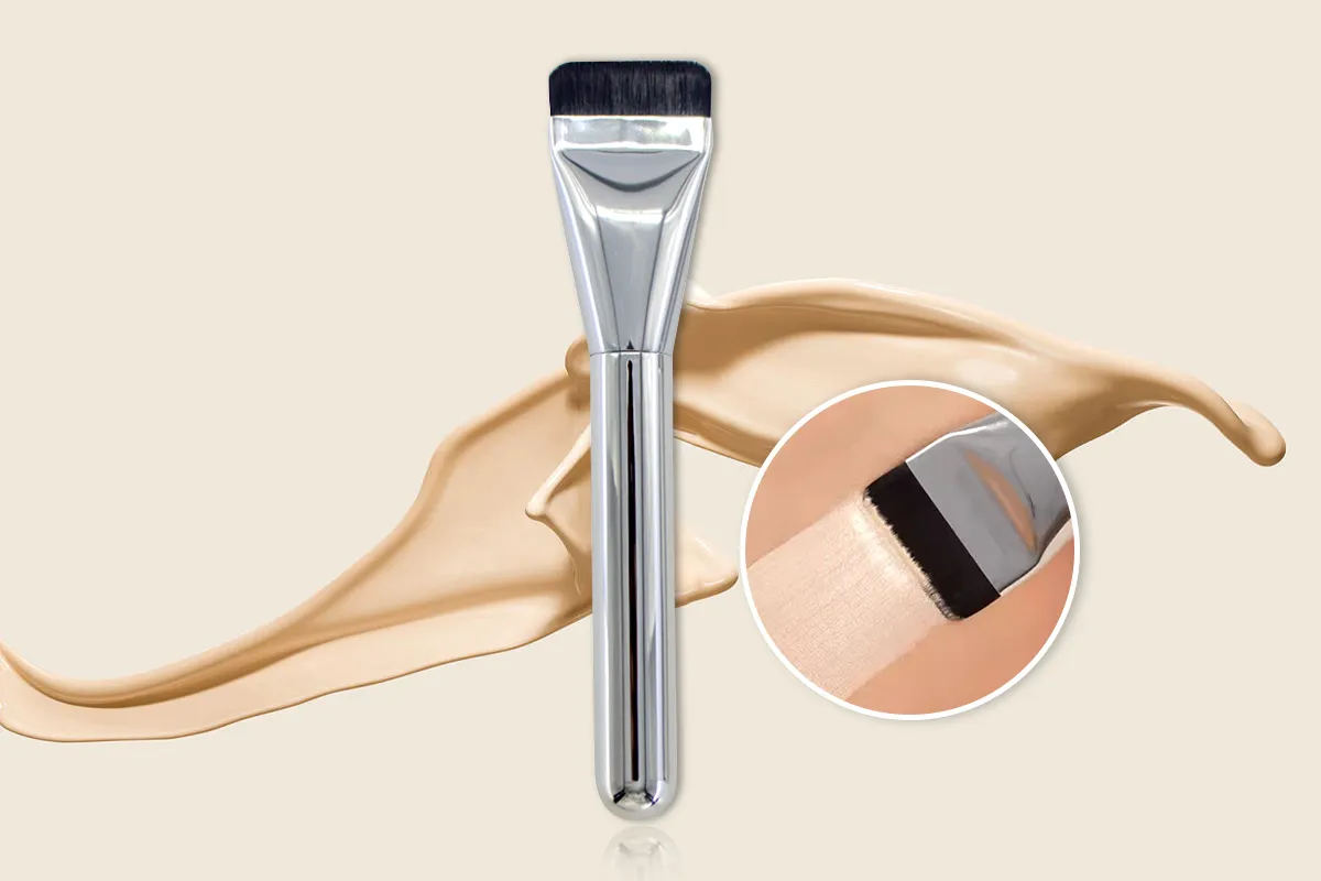 flat foundation brush